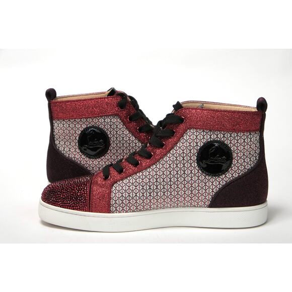 Christian Louboutin Smoky Version Louis P Strass Flat Shoes main image 2